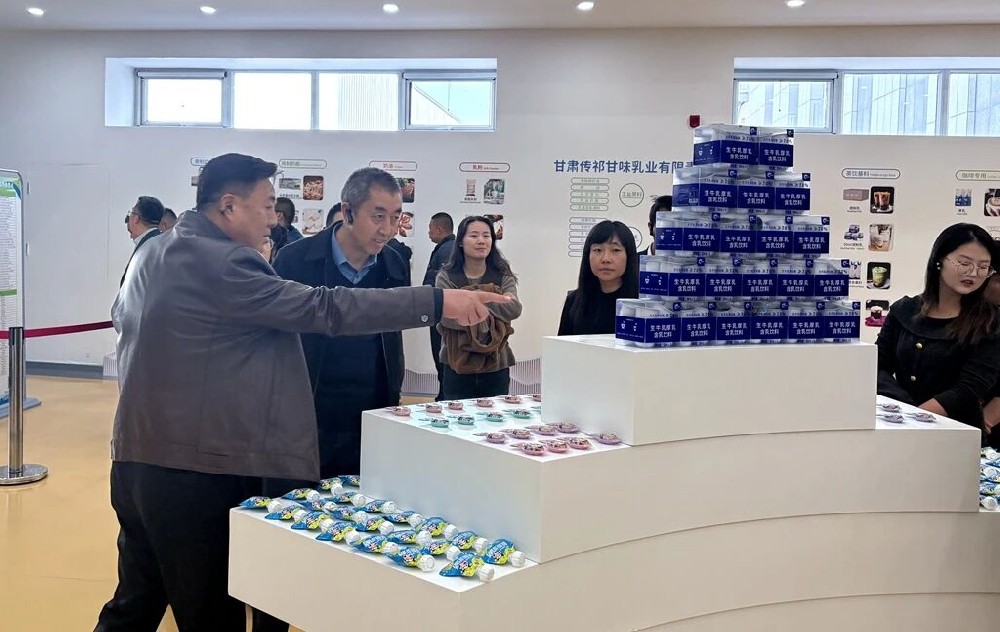 舟曲中学与传祁甘味乳业联合开展主题党日活动