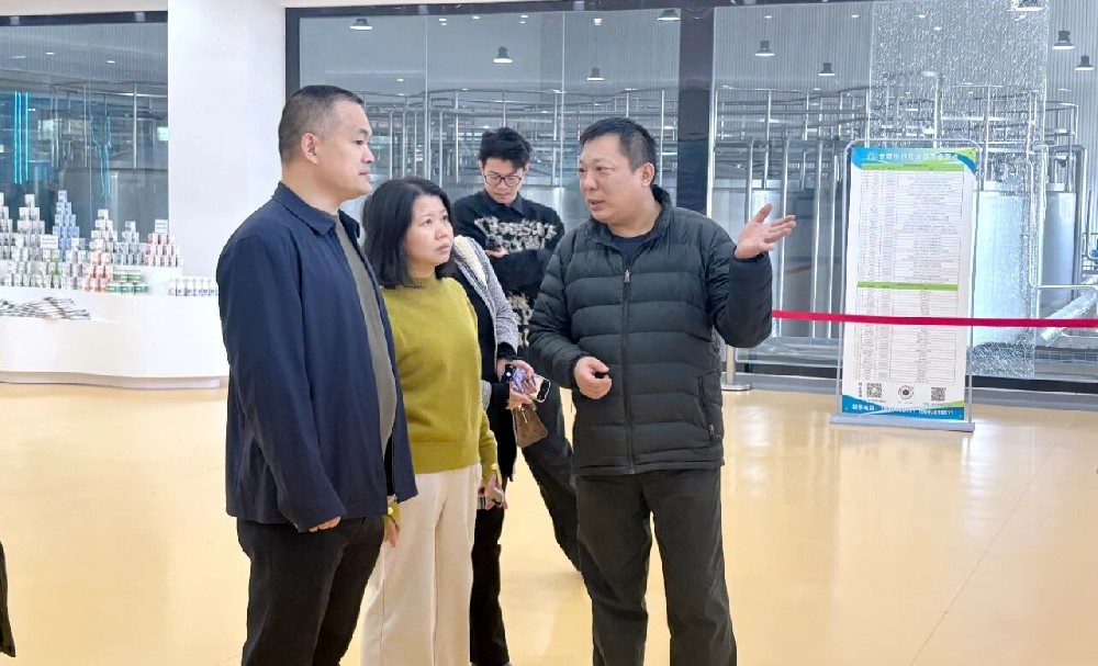 深圳云冠食品董事长李辉云到PA视讯集团溯源考察