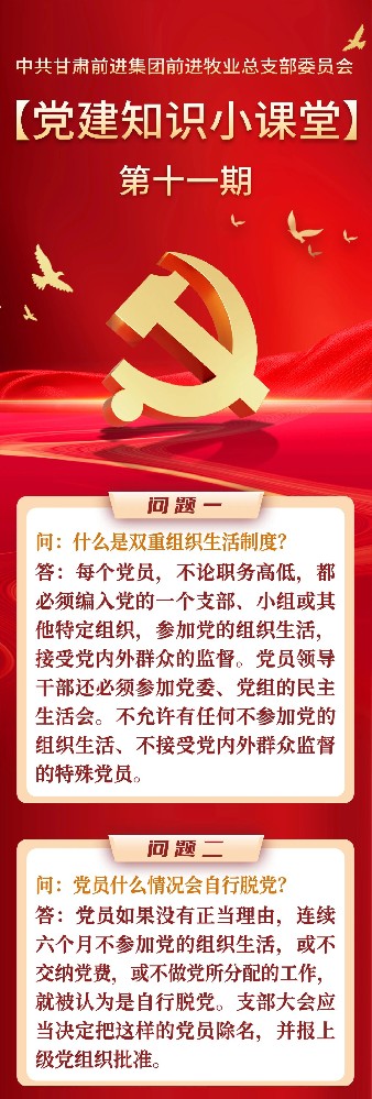 党建知识小课堂第十一期